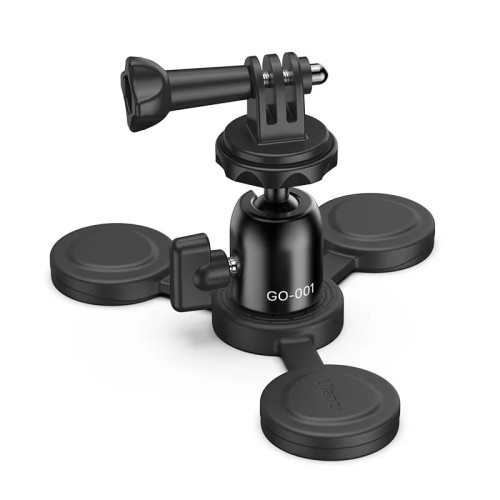 Ulanzi GO001 便攜磁吸支架 - 黑色 | 多面磁吸 | 萬向雲台 | 柔韌矽膠 | 香港行貨