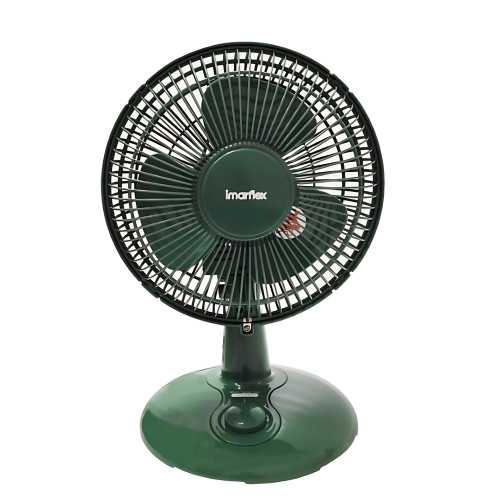 Imarflex 伊瑪牌『黛珂』7吋迷你座檯扇 - IFT-18A | 旋鈕式2段風速調校 | 香港行貨 | 兩年保養