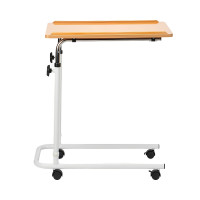 HEPO LQX-070011 可升降活動護理餐桌 | 防水無異味 | 高强度碳素鋼 |雙支架病床餐桌