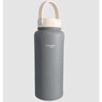 Camel 駱駝牌 POLAR 100(GY) 陶層不銹鋼真空保溫瓶(1000ml) - 灰色 | 10-12小時長效保溫 | 香港行貨