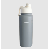 Camel 駱駝牌 POLAR 100(GY) 陶層不銹鋼真空保溫瓶(1000ml) - 灰色 | 10-12小時長效保溫 | 香港行貨