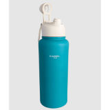 Camel 駱駝牌 POLAR 100(TL) 陶層不銹鋼真空保溫瓶(1000ml) - 藍綠色 | 10-12小時長效保溫 | 香港行貨