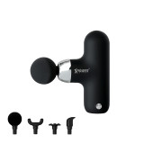 XPower MG13 超迷你肌肉按摩槍 - 黑色 | 超靜音設計 | 4種強度調較 | 香港行貨