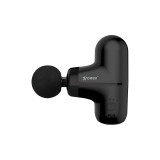 XPower MG17 全球最細2合1超迷你熱敷按摩槍 - 黑色 | 底部加熱 | 多部位按摩頭 | 香港行貨