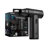 XPower STORM 4合1無線迷你充電吹風機 - 黑色 | 吹風機 +吸塵機+電泵+抽真空機 | 無段式變速 | 香港行貨