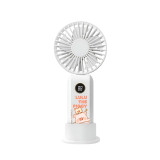 XPower × LuLu the Piggy F14 迷你2合1手提/座檯充電風扇 - 白色 | 90°自由調節角度 | 香港行貨