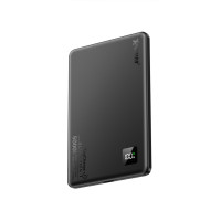 XPower M5K 3合1鋁合金數顯 5000mAh 外置充電器 - 黑色 | PD3.0+15W磁吸無線 | 純鈷電池 | 香港行貨
