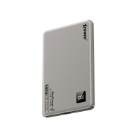 XPower M5K 3合1鋁合金數顯 5000mAh 外置充電器 - 鈦色 | PD3.0+15W磁吸無線 | 純鈷電池 | 香港行貨