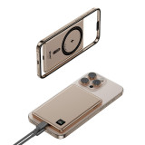 XPower M5K 3合1鋁合金數顯 5000mAh 外置充電器 - 沙漠金色 | PD3.0+15W磁吸無線 | 純鈷電池 | 香港行貨