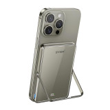 XPower M5K2 5合1鋅合金支架數顯 5000mAh 移動電源 - 鈦色 | PD3.0+Qi2磁吸 | Ai智能調節 | 香港行貨