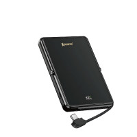 XPower M10K2 5合1鋅合金支架數顯 10000mAh 移動電源 - 黑色 | PD3.0+QI2 磁吸 | 玻璃強化鏡面 | 香港行貨