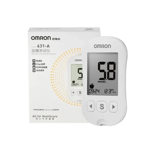 OMRON 歐姆龍 i-sens 631-A 血糖測試儀(連25針紙套裝) － 白色