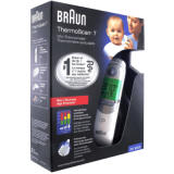 Braun 百靈牌 IRT6520 ThermoScan 7 紅外線耳溫槍 - 白色 | 預熱尖端 | ExacTemp定位技術 | 平行進口