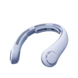 JisuLife Neck Fan Life4 便攜式掛頸風扇 - 藍色 | 貼合人體頸部曲線 | 5級強勁風力 | 香港行貨