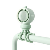 JisuLife Stroller Fan Life2S 多功能可拆式風扇 - 綠色 | 可拆換PET布濾網 | 矽膠八爪腳 | 香港行貨