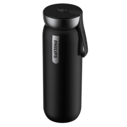 Philips AWP3305BK/97 便攜保溫杯 - 黑色 | 智能水溫顯示 | 12小時長效保溫 | 香港行貨