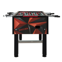 JX-129C1 55吋 專業初級比賽桌上足球機 - 黑紅色 | 多人對戰足球機 | 桿件精準操控 | 包上門安裝及運費