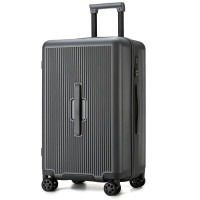 極簡·輕奢質感拉桿行李箱 - 灰色(20寸) | 乾濕分離袋 | 輕音萬向輪 | 立體深倉 極簡·輕奢質感拉桿行李箱 - 灰色(20寸) | 乾濕分離袋 | 輕音萬向輪 | 立體深倉