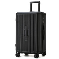 極簡·輕奢質感拉桿行李箱 - 黑色(28寸) | 乾濕分離袋 | 輕音萬向輪 | 立體深倉 極簡·輕奢質感拉桿行李箱 - 黑色(28寸) | 乾濕分離袋 | 輕音萬向輪 | 立體深倉