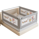 兒童垂直升降床欄 (單片裝) - 1.8m護欄 | 28檔高度調節 | 高度可達98CM