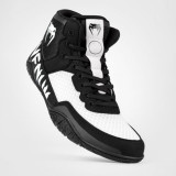 Venum Elite 摔角鞋-11 US | 黑/白 | 輕盈鞋面 | 低中幫設計 | 香港行貨