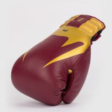 Venum Reverso 拳擊手套-櫻桃紅/金色（8 Oz） | 多層緩震泡棉 | 符合自然握拳曲線 | 香港行貨