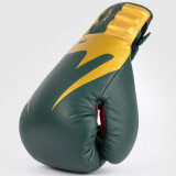 Venum Reverso 拳擊手套-祖母綠/金色（16 Oz） | 多層緩震泡棉 | 符合自然握拳曲線 | 香港行貨