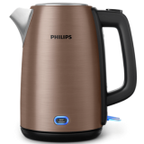 Philips HD9355/92 Viva Collection 不銹鋼電熱水壺 - 銅色 | 多重安全保護 | 1.7公升 | 香港行貨