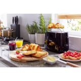 Philips HD2582/90 Daily Collection 多士爐 - 黑色 | 8段烘焗程度選擇 | 可升高麵包架 | 香港行貨