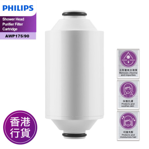 Philips AWP175 浴室淨水器濾芯 | 適用於 AWP1775 | 去除殘留氯氣及雜質 | 香港行貨