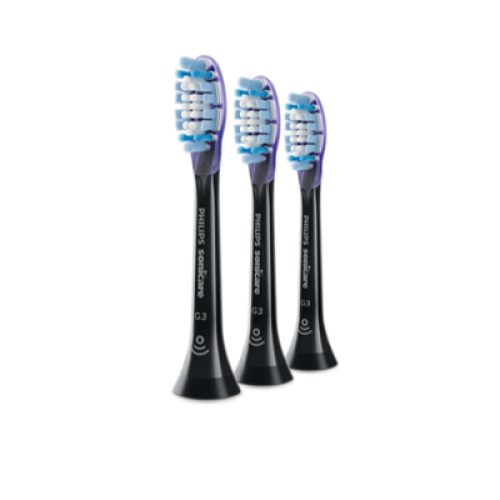 Philips HX9053/96 Sonicare G3 Premium Gum Care 牙齦護理刷頭(三支裝) - 黑色 | 全新智能感應配對 | 香港行貨