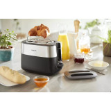 Philips HD2517/91 Daily Collection 830W多士爐 | 8段烘烤設定 | 抽屜式麵包屑收集盤 | 香港行貨