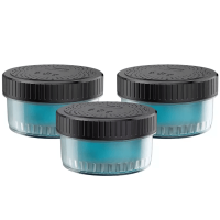 Philips CC13/51 電鬚刨刀頭專用洗潔劑 - 3個裝 | 深層清潔及潤滑到頭 | 10倍清潔效果 | 香港行貨