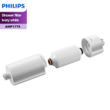 Philips AWP1775WH/97 緊湊型淋浴過濾器 - 啞光白色 | 高水流量 | 一體式濾芯 | 香港行貨