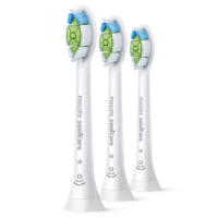 Philips HX6063/67 Sonicare W2 Optimal White 亮白牙刷刷頭(三支裝) - 白色 | 深層清潔 | 香港行貨