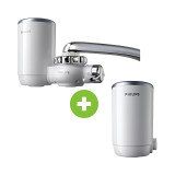 Philips WP3812 + WP3922 水龍頭濾水器+濾芯組合(一機兩芯套裝) | Micro X-Pure 濾網 | 香港行貨