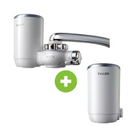 Philips WP3812 + WP3922 水龍頭濾水器+濾芯組合(一機兩芯套裝) | Micro X-Pure 濾網 | 香港行貨