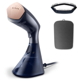 Philips GC810/26 8000系列 手提式蒸氣掛熨機 - 深藍色 | 兩段强勁蒸氣調節 | 智能導熱壓熨板 | 香港行貨