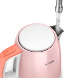 Philips HD9348/58 Daily Collection 電熱水煲 - 粉色 | 可拆式隔濾網 | 按鍵式開蓋 | 香港行貨