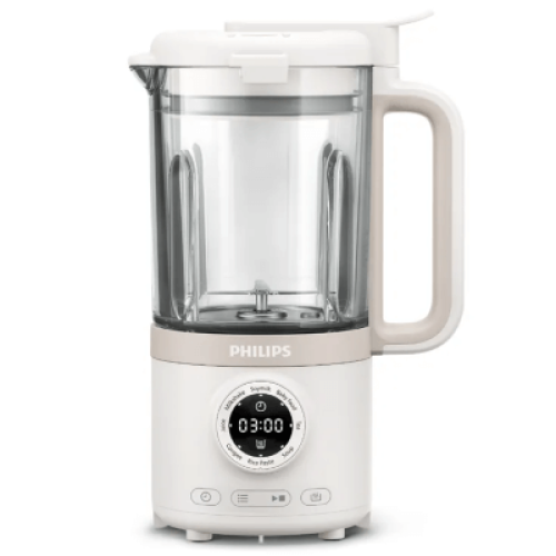 Philips HR2038/30 2000系列 迷你高速冷熱烹調攪拌機 - 米白色 | 8種預設冷熱烹調攪拌程式 | 香港行貨