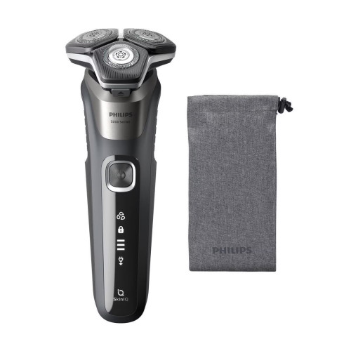 Philips S5887/10 Shaver Series 5000 乾濕兩用電鬚刨 - 黑色 | SkinIQ智能感控科技 | 香港行貨