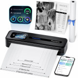 Phomemo M832D 升級版便攜無線熱敏打印機 - 黑色 | 帶觸控顯示屏 | 2600mAh鋰電池 | 兼容多尺寸打印 | 香港行貨