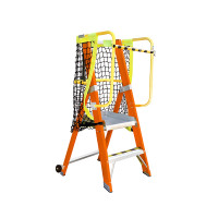 SMAAT SL120-102 單面纖維梯台 - 2級連平台(連梯網) | 防滑梯腳 | 護欄範圍提升 | 香港行貨