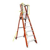 SMAAT SL120-106 單面纖維梯台 - 6級連平台(連梯網) | 防滑梯腳 | 護欄範圍提升 | 香港行貨