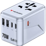 Verbatim GaN III 70W 通用旅行轉插 (UTA-09) | 藍色