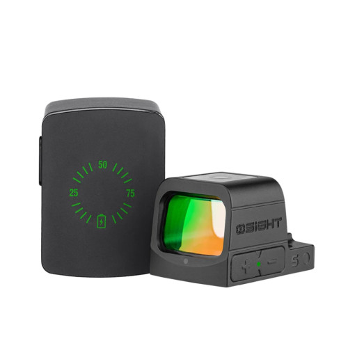 OLIGHT Osight S RMsc Footprint 封閉式紅點瞄準器 | 2MOA 點 + 32MOA 圓形標線 | 磁性充電蓋 | 香港行貨