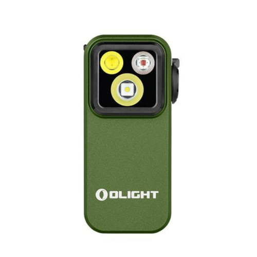OLIGHT Oclip Pro 三光源夾燈 - 綠色 | 14mm厚度彈簧式背夾 | IPX6防水 | 香港行貨