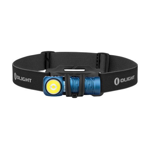 OLIGHT Perun 2 Mini LED 充電頭燈 - 午夜藍 | 頭燈與電筒組合 | 剩餘電量指示 | 香港行貨