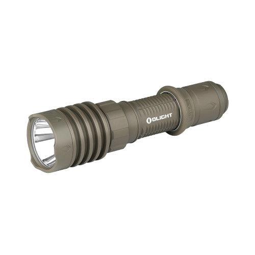 OLIGHT Warrior X4 可充電戰術手電筒 - 沙漠褐色 | 2600流明 | USB-C 與 MCC 雙充電方式 | 香港行貨