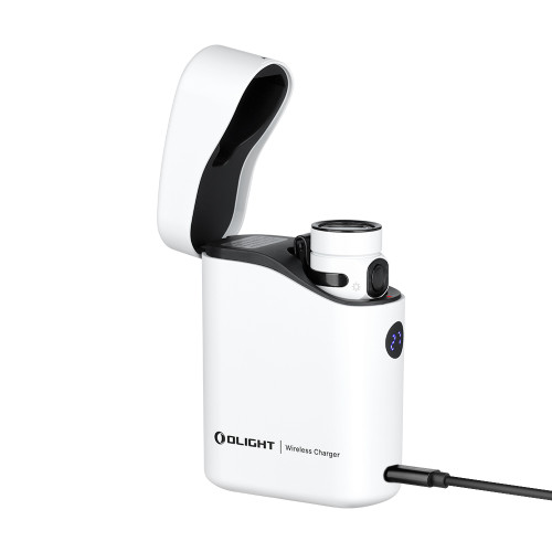 OLIGHT Baton 4 Premium Edition EDC電筒 - 白色 | 附無線充電盒 | 1300流明 | 香港行貨